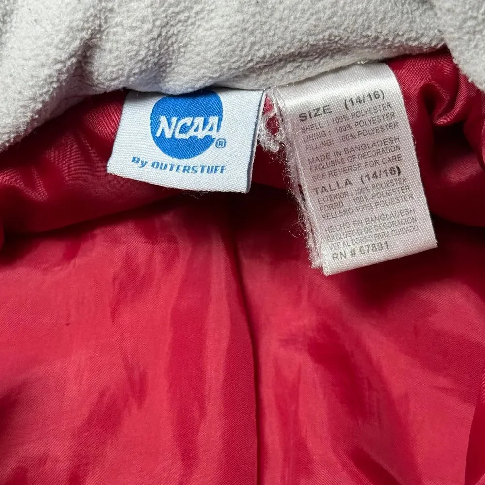 Washington State‎ cougars NCAA youth size 14/16 zip up winter coat